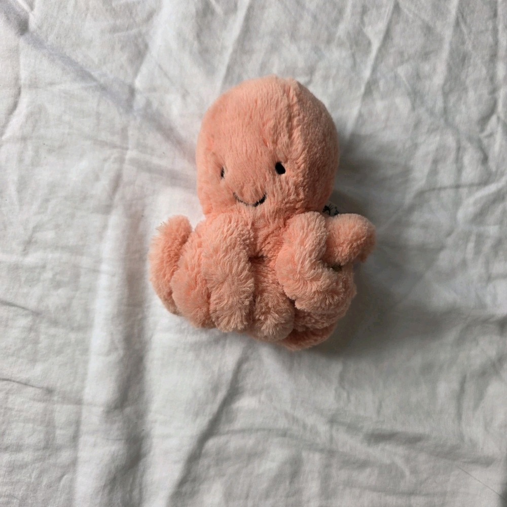 jellycat octopus mini orange plush stuffed animal